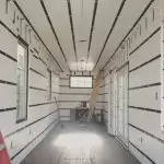 shipping container wall