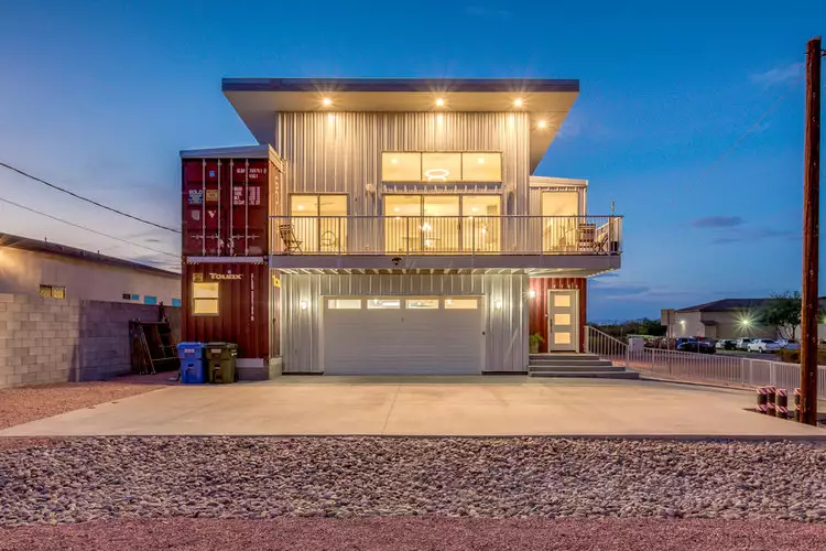 shipping container house by gold container homes