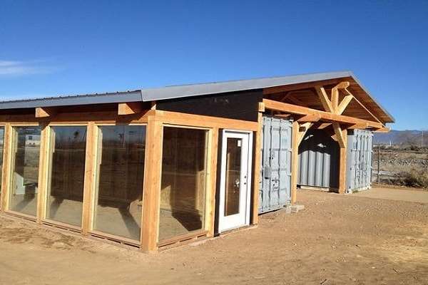 Shipping container construction