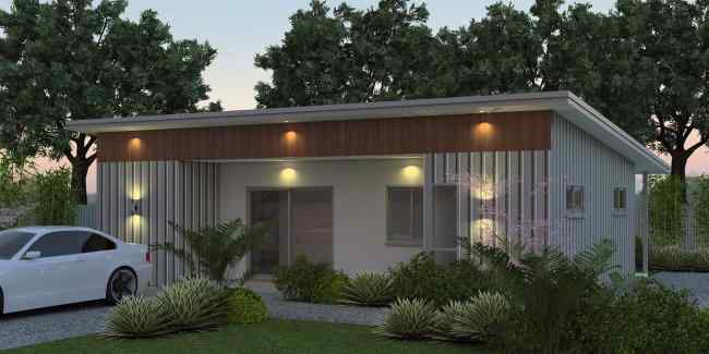 rural container home